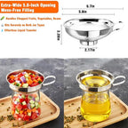 Wide Mouth Canning Funnel, Large Kitchen Funnel - Image 3