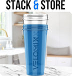 VELOMIX -2 Pack- 28 oz Protein Shaker Bottles - Image 6