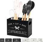 Small and Durable Wood Kitchen Utensil Holder by Unknown