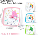 Yunbaoit Visual Timer with Night Light, 60-Minute Unicorn Countdown Timer - Image 6