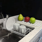 SunnyPoint 304 Stainless Steel NeverRust Compact Dish Drying Rack - Image 3