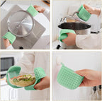 Mini Silicone Oven Mitts Set, Oven Mitts Heat Insulation, Oven Gloves - Image 5
