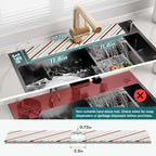 Stone Faucet Mat for Kitchen Sink, Diatomite Drying Stone Mat for Kitchen - Image 2