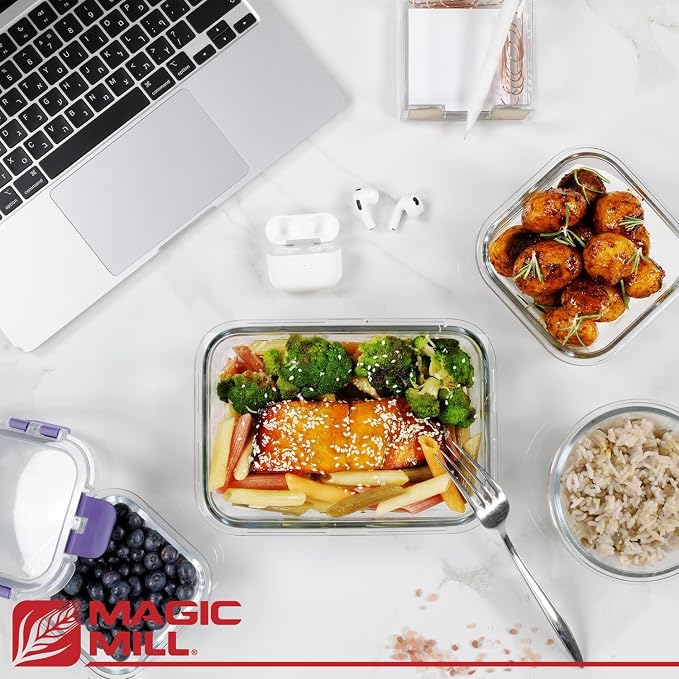 Magic Mill Premium Borosilicate Glass Food Storage Containers - Image 6