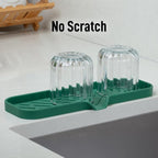 Zulay Kitchen Large Silicone Sponge Holder – Flexible Sink Organizer Tray - Image 7