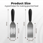 2Pcs Stainless Steel Spatula Set, Mini Serving Spatula - Image 2