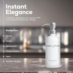 White Glass Lotion Dispenser - Image 2