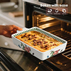 ACMLIFE Ceramic Casserole Dish Set, Ceramic Baking Dish - Image 2