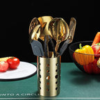 Gold Cooking Utensils Set, Berglander Stainless Steel 13 Pieces Kitchen - Image 6