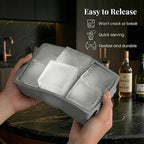KitchFort Large Silicone Ice Cube Tray, Easy Release 2" Big Ice Cubes - Image 3