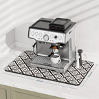 Rnivvi Coffee Mat, Hide Stain Rubber Backed Absorbent Dish Drying Pad - Image 2