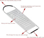 Cheese Grater Handheld, HIA Flat Coarse Stainless Steel Graters - Image 3