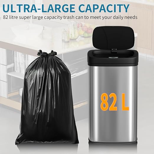 BestOffice 22 Gallons Automatic Sensor Large Kitchen Trash Can - Image 5