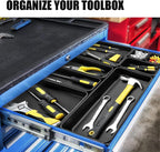 60PCS Tool Box Organizer Tray Divider, More Large Sizes-5 Sizes Desk Drawer - Image 3