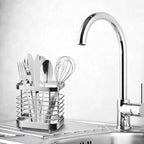Utensil Holder, Stainless Steel Utensil Drying Rack - Image 6