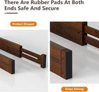 DUCOO 4 PCS Drawer Divider, 2.3" High Expandable Separators - Image 3