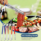 4Pcs Stainless Steel Kitchen Tongs - Image 5