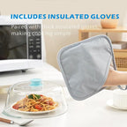 Tall Glass Microwave Splatter Cover - Image 4