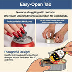 Ring Pull Can Opener for Soda Food Cat Cans Easy Open Tool for Weak Hands - Image 4