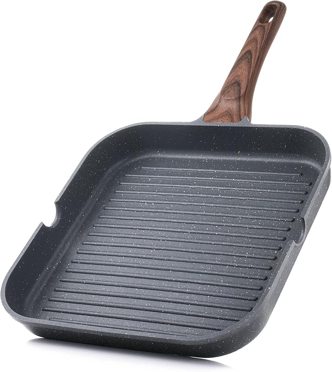 SENSARTE Nonstick Grill Pan for Stove Tops, Versatile Griddle Pan by SENSARTE