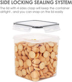 Vtopmart Food Storage Containers 2.5L / 84.5oz, 4 Pieces BPA Free Plastic - Image 4