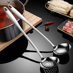 Soup Spoon Stainless Steel Heavy Duty Big Soup Ladle Colander Serving Spoon - Image 6