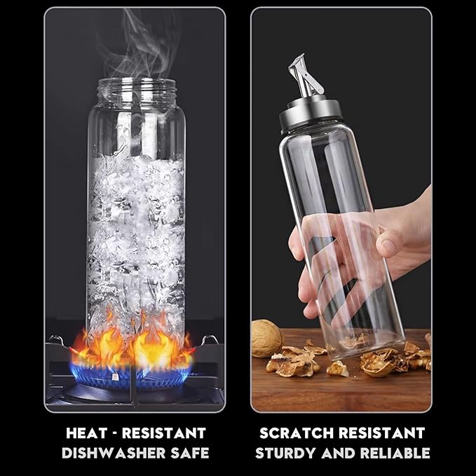 Glass Olive Oil Dispenser Bottle - Image 2