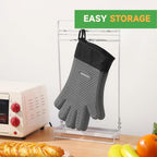 GEEKHOM BBQ Gloves Heat Resistant Oven Mitts - Image 7