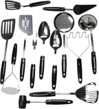 Chef Craft Select Basting Spoon, 12 inch, Stainless Steel/Black - Image 3