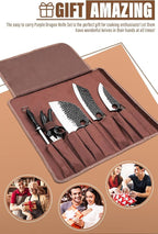 Purple Dragon Butcher Knife Set - Image 6