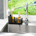Sink Caddy & Kitchen Sink Organizer, Plastic Kitchen Countertop Organizer - Image 6