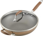 Anolon Advanced Home Hard Anodized Nonstick Deep Frying Skillet - Image 13