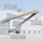 Stainless Steel Kitchen Tongs - Image 5