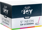 Neon Coffee Stirrers, 1000 Disposable Plastic Drink Stirrer Sticks - Image 2