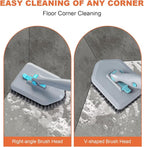 Long Handled Scrub Brush for Shower, 3-in-1 Cleaning Brushes - Image 7