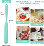 4 Pcs Silicone Jar Spatula Set, Sourdough Spurtle, Jar Scraper, Long Handle - Image 2