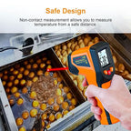 Laser Infrared Thermometer Non-Contact Digital Temperature Gun, -58℉～1112℉ IR - Image 4