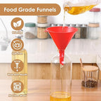 4 PCS Plastic Kitchen Funnel Set - Image 2