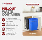Rev-A-Shelf RV-18KD-2218C-S Double Pullout Trash Cans - Image 2