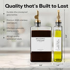 Glass Olive Oil Dispenser Bottle - Image 3