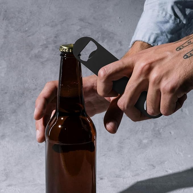 25 Pack Flat Beer Bottle Opener 7 inch Stainless Steel Flat Bottle Opener Beer - Image 6
