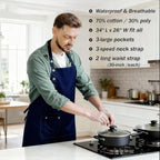 Art Aprons for Painting Pottery Ceramics, Mens Women Kitchen Cooking Aprons - Image 2