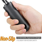 Swivel Vegetable Peeler with Non-Slip Ergonomic Handle, Rust-Proof Steel Blades - Image 4