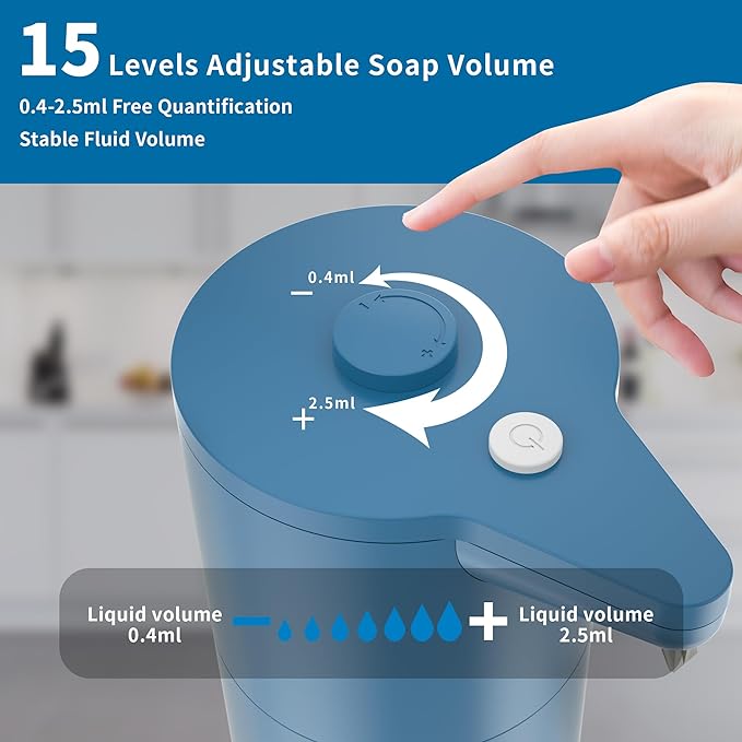 Automatic Soap Dispenser Touchless, Hands-Free, Long Battery Life, Compatible - Image 2