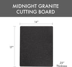 Dexas Superboard Reversible Pastry Board, 14 x 17 Inches, Midnight Granite Color - Image 3