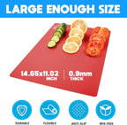 Goodluck 4 Pieces Flexible Cutting Boards, BPA Free Plastic Cutting Boards - Image 2