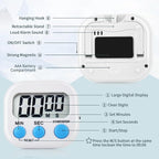 6 Pack Digital Kitchen Timer Magnetic Digital Timer - Image 4