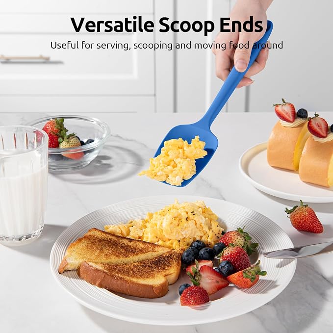 U-Taste Silicone Spoon Spatula Set, 600ºF High Heat Resistant Food Grade - Image 7