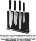 Babish 5-Piece Magnetic Forged Kitchen Knife Block Set – 1.4116 German Steel - Image 4