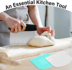 Ecavria Bench Scraper, Premium Stainless Steel Dough Scraper - Image 7
